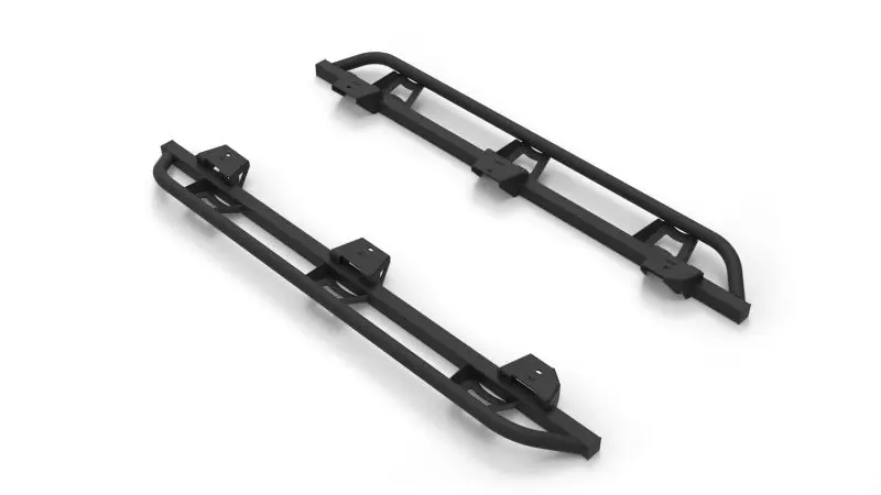 N-Fab Trail Slider Steps 07-17 Jeep Wrangler Jk 4Dr - Srw - Textured Black 1