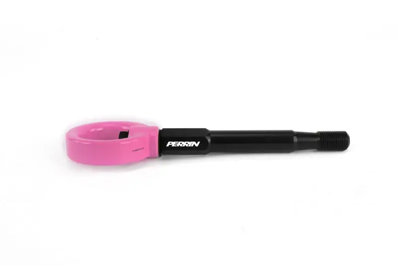 Perrin 22-25 Subaru Wrx / 18-23 Crosstrek Tow Hook Kit (Rear) - Hyper Pink 1