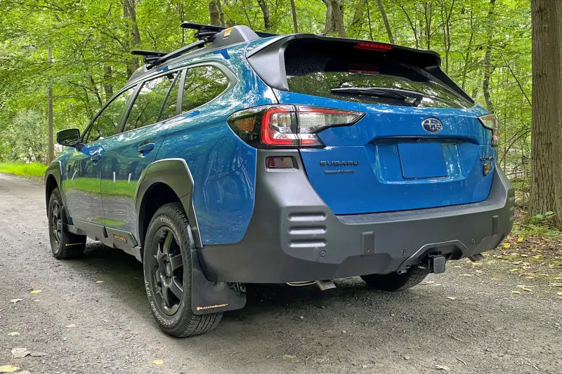Rally Armor 22-25 Subaru Outback Wilderness Black Mud Flap Red Logo 2