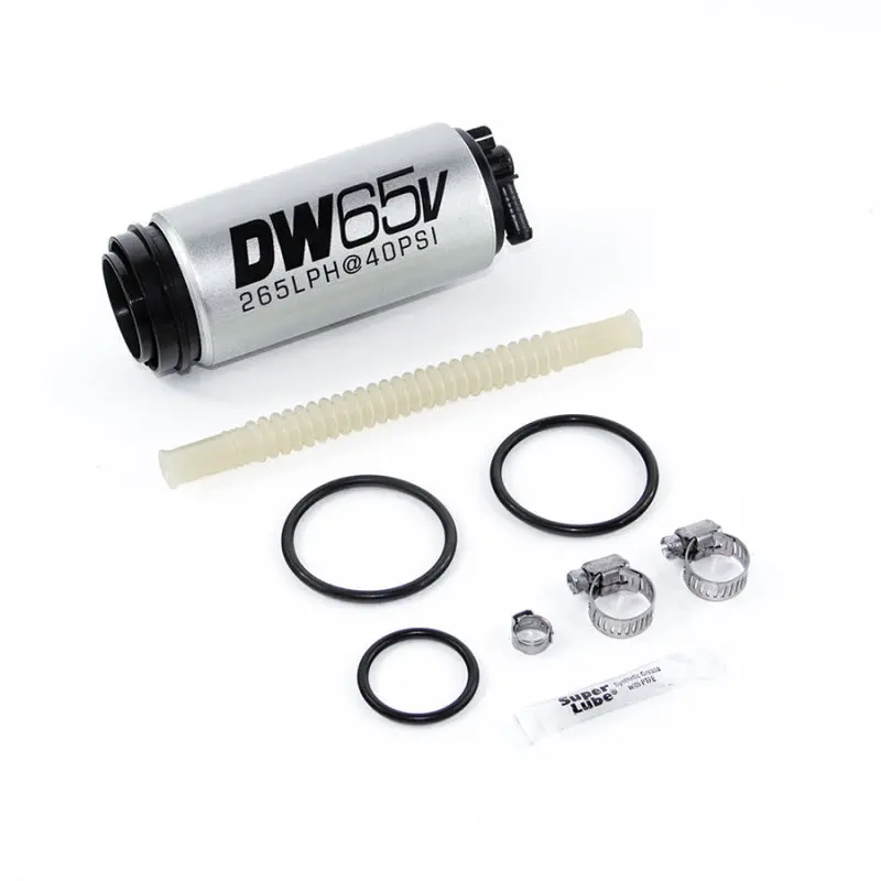 Deatschwerks Dw65v Series 265 Lph Compact In-Tank Fuel Pump W/ Vw/Audi 1.8T Fwd Set Up Kit 1