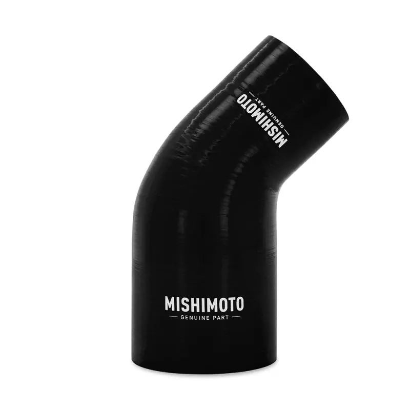 Mishimoto Silicone Reducer Coupler 45 Degree 2.5In To 3.5In - Black 1