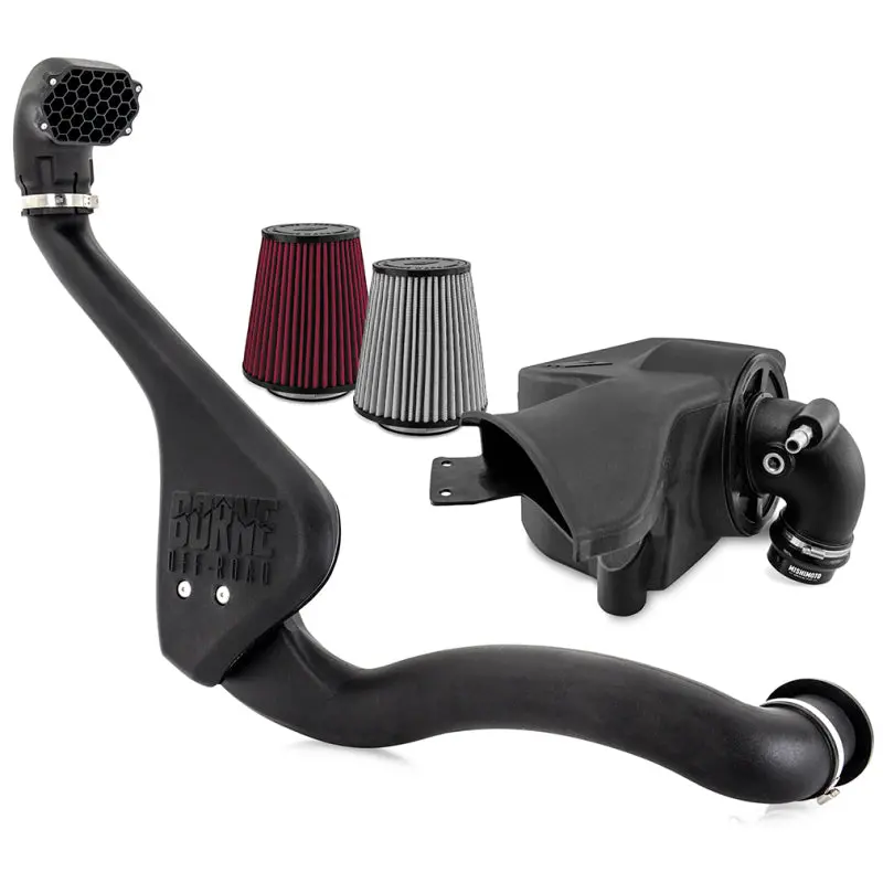 Mishimoto 2019+ Ford Ranger 2.3L Intake/Snorkel Bundle - Oiled Filter 1