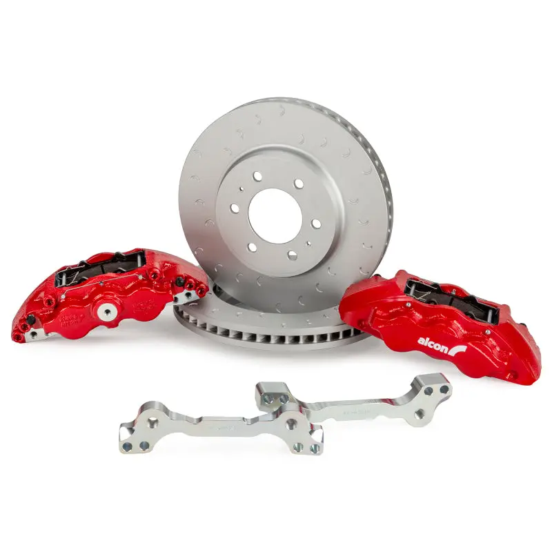 Alcon 2021+ Ford F-150(Excl Raptor) 347X36mm Rotors 6-Piston Brake Kit - Front 1