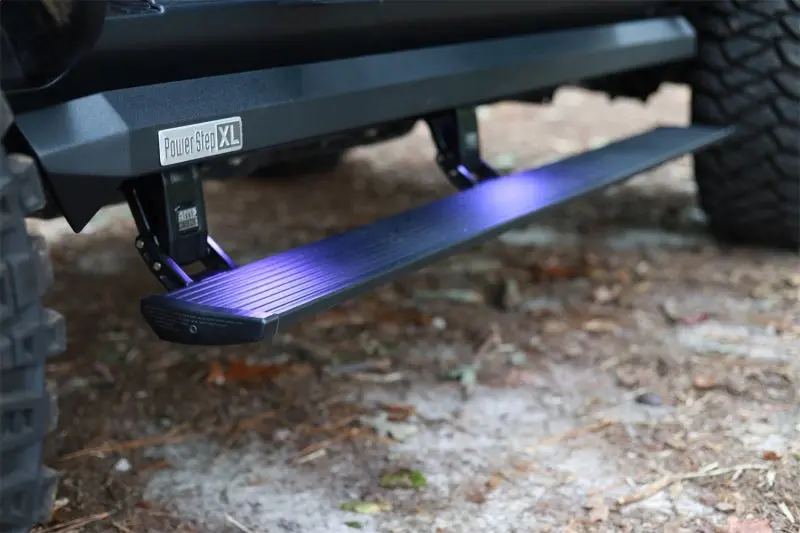 Amp Research 2021 Ford F-150 Supercrew & 22-23 F-150 Lightning Cc Powerstep Xl - Black 2
