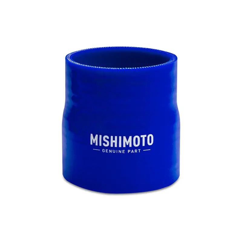 Mishimoto 3.5 To 4 Inch Silicone Transition Coupler - Blue 1
