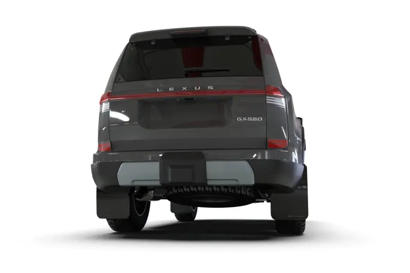Rally Armor 24-26 Lexus Gx-550 Overtrail Black Ur Mud Flap Dark Green Logo 2