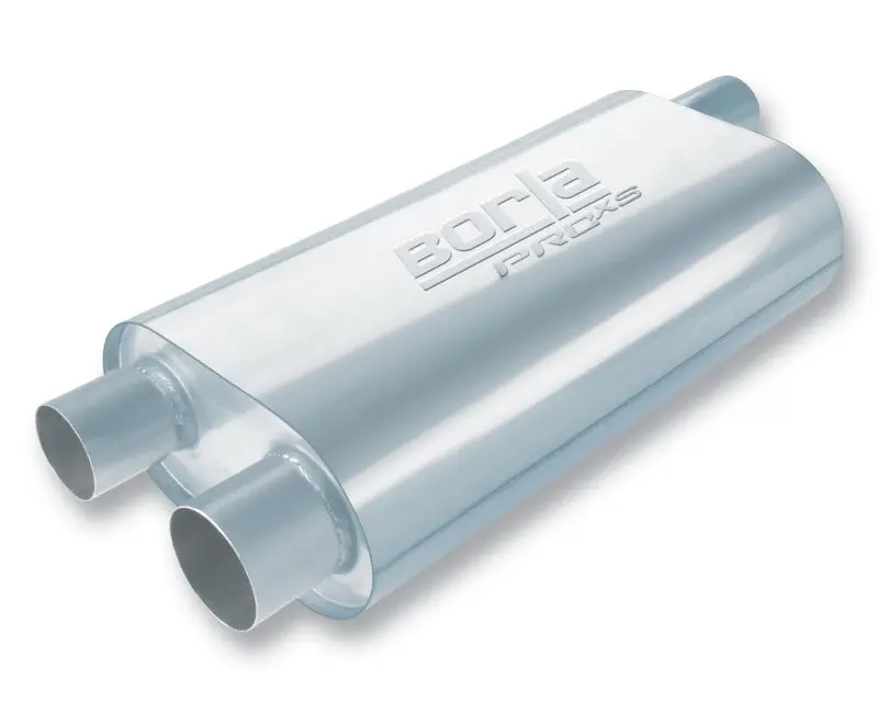 Borla Universal Oval Transverse 2.5In Inlet/Outlet 19In X 10.25In X 5.5In Turbo Xl Muffler 2