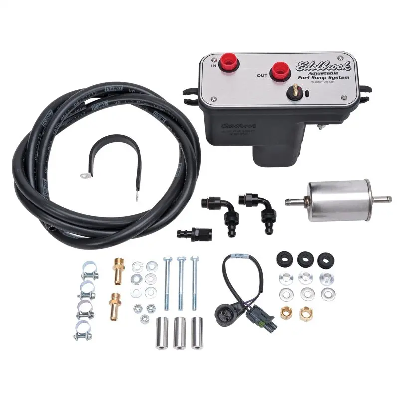 Edelbrock Fuel System Universal Fuel Sump Module Adjustable 255 Lph 1