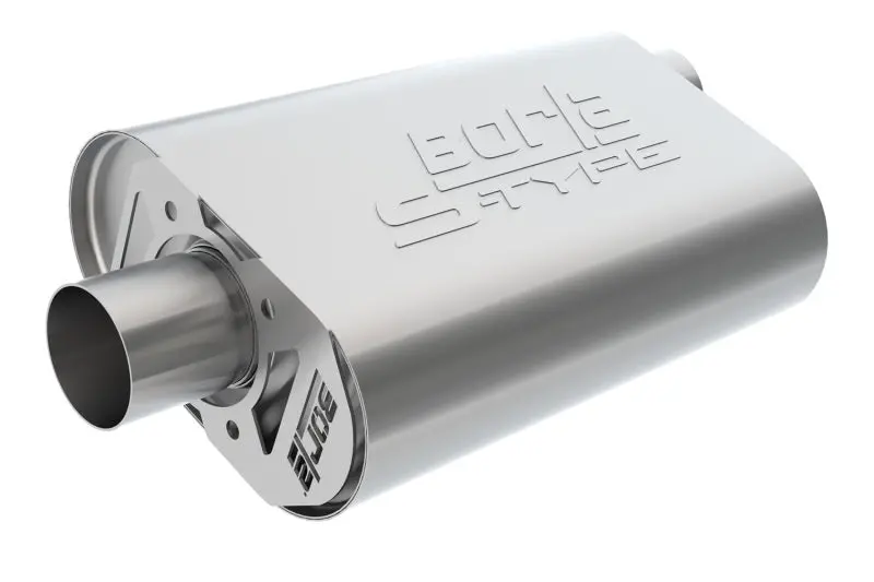 Borla Cratemuffler Sbc Hot 350/383 3.0 Inch Offset/Center 14In X 4.35In X 9In Oval S-Type Muffler 2