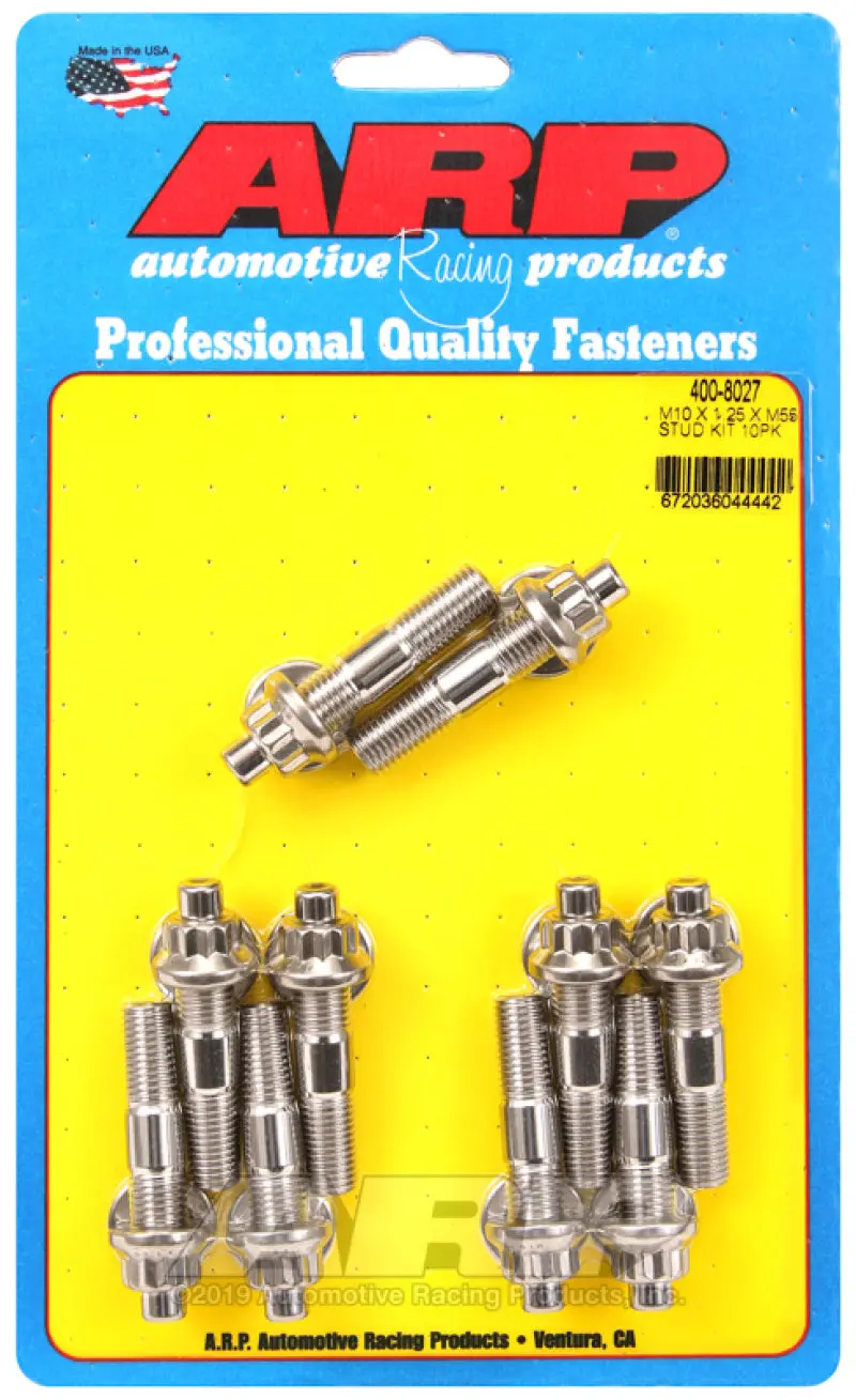 Arp M10 X 1.25 X 55Mm Broached Stud Kit (10Pcs) 1