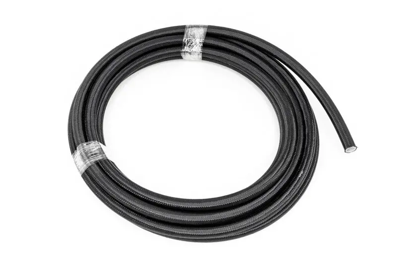 Deatschwerks 6An Black Nylon Braided Ptfe Hose 20 Feet 1