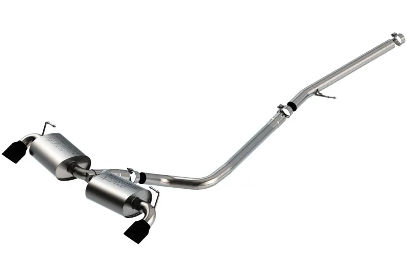Borla 2021 Ford Bronco Sport 2.0L 2.5In / 2.25In S-Type Cat-Back Exhaust - Ceramic Black Tip 1