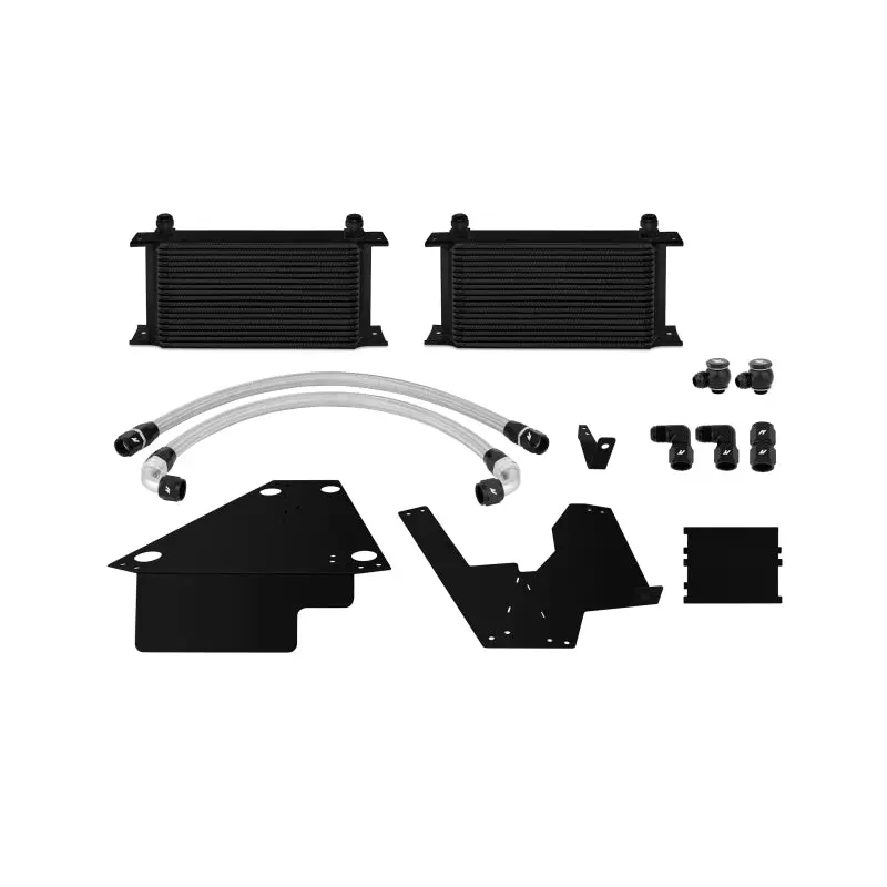 Mishimoto 08+ Mitsubishi Evolution X Black Oil Cooler Kit 1