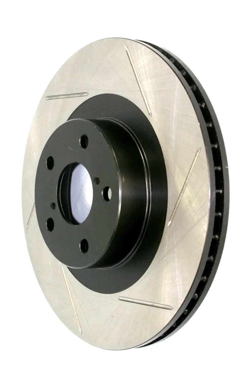 Stoptech Sport Slotted (Cryo) 10-19 Lexus Gx / Toyota 4Runner Rear Right Rotor 1