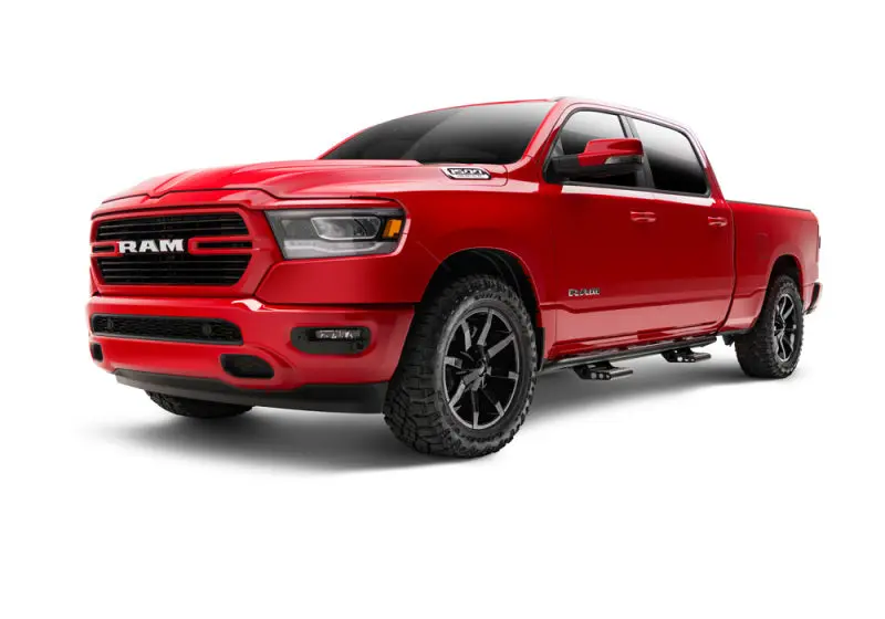 N-Fab Rkr Step System 2019 Dodge Ram 1500 Crew Cab All Beds - Tex. Black - Cab Length - 1.75In 1