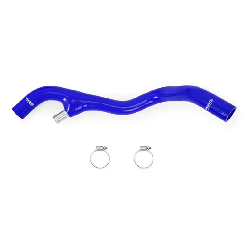 Mishimoto 03-04 Ford F-250/F-350 6.0L Powerstroke Lower Overflow Blue Silicone Hose Kit 2