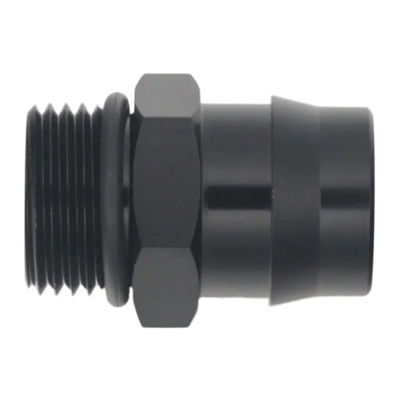 Deatschwerks 8An Orb To Can-Am Maverick X3 Oe Quick Connect Adapter - Anodized Matte Black 1
