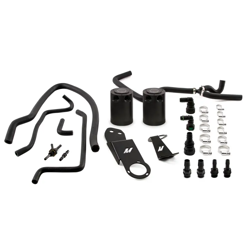 Mishimoto 2013+ Cadillac Ats 2.0T Baffled Oil Catch Can Kit - Black 1
