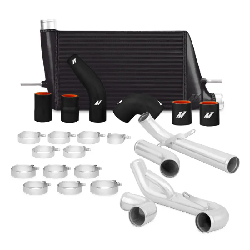 Mishimoto 08+ Mitsubishi Evo X Front-Mount Intercooler Kit - Black 1