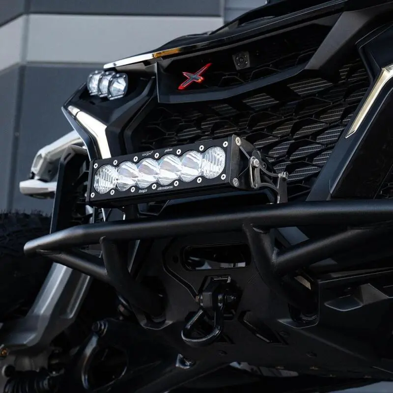 Baja Designs 2024+ Can-Am Maverick R 10In Onx6+ Pre-Runner Bumper Kit - Clear 1