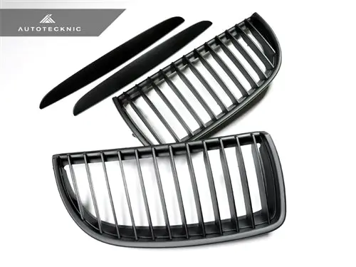 Autotecknic Stealth Black Front Grille Set - E90 Sedan / E91 Wagon | 3 Series 2