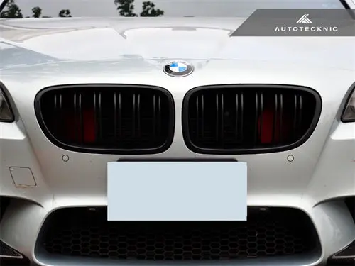 Autotecknic Dual-Slats Stealth Black Front Grille Set - F10 5-Series | M5 1