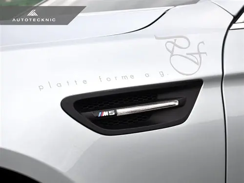 Autotecknic Replacement Stealth Black Fender Vents - F10 M5 1