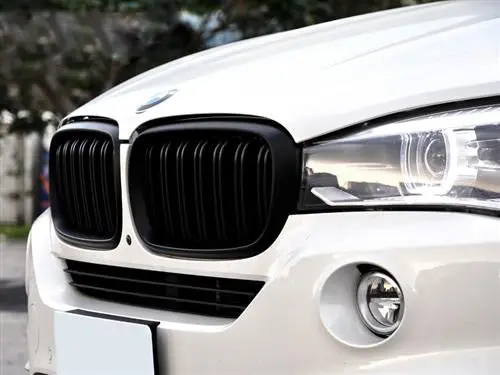 Autotecknic Dual-Slats Stealth Black Front Grille Set - F15 X5 | F85 X5m & F16 X6 | F86 X6m 1