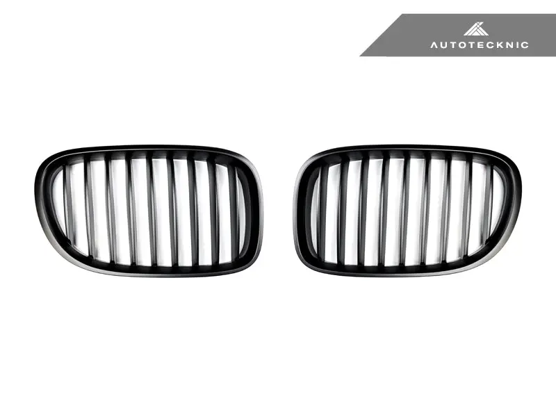 Autotecknic Stealth Black Front Grille Set - F01/ F02 7-Series Lci 1