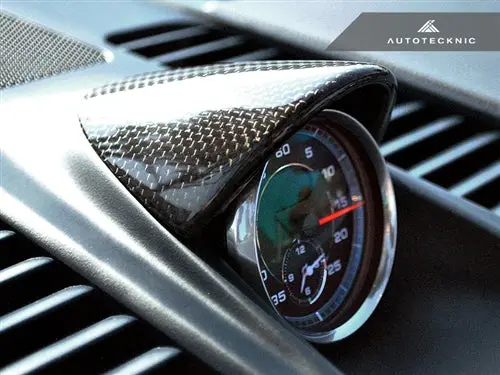 Autotecknic Carbon Fiber Chrono Eye Lid Cover - Porsche Carrera 991 1