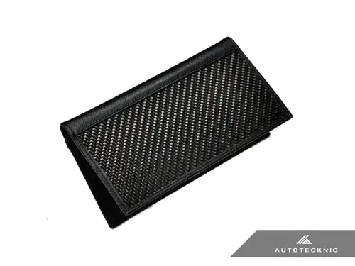 Autotecknic Carbon Fiber Leather Checkbook Holder 1