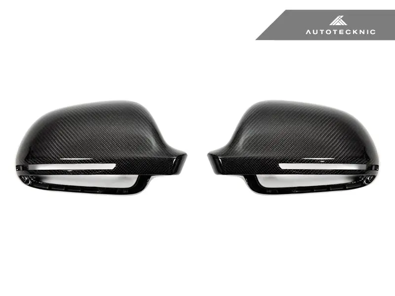 Autotecknic Replacement Carbon Mirror Covers - Audi 8P A3/ S3 08-10 | B8 8K A4/ S4 08-09 | 8T A5/ S5 08-09 1