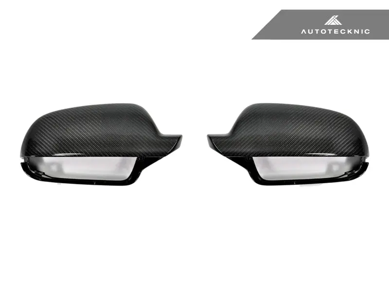 Autotecknic Replacement Carbon Mirror Covers - Audi 8P A3/ S3 10-13 | B8 8K A4/ S4 10-15 | 8T A5/ S5 11-15 1