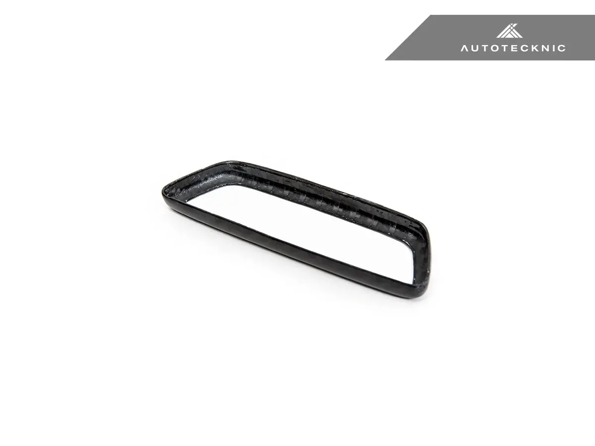 Autotecknic Dry Carbon Front Seat Illuminated Emblem Surround Set - Bmw M 8