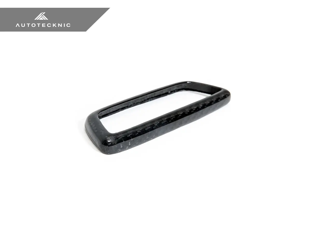 Autotecknic Dry Carbon Front Seat Illuminated Emblem Surround Set - Bmw M 6