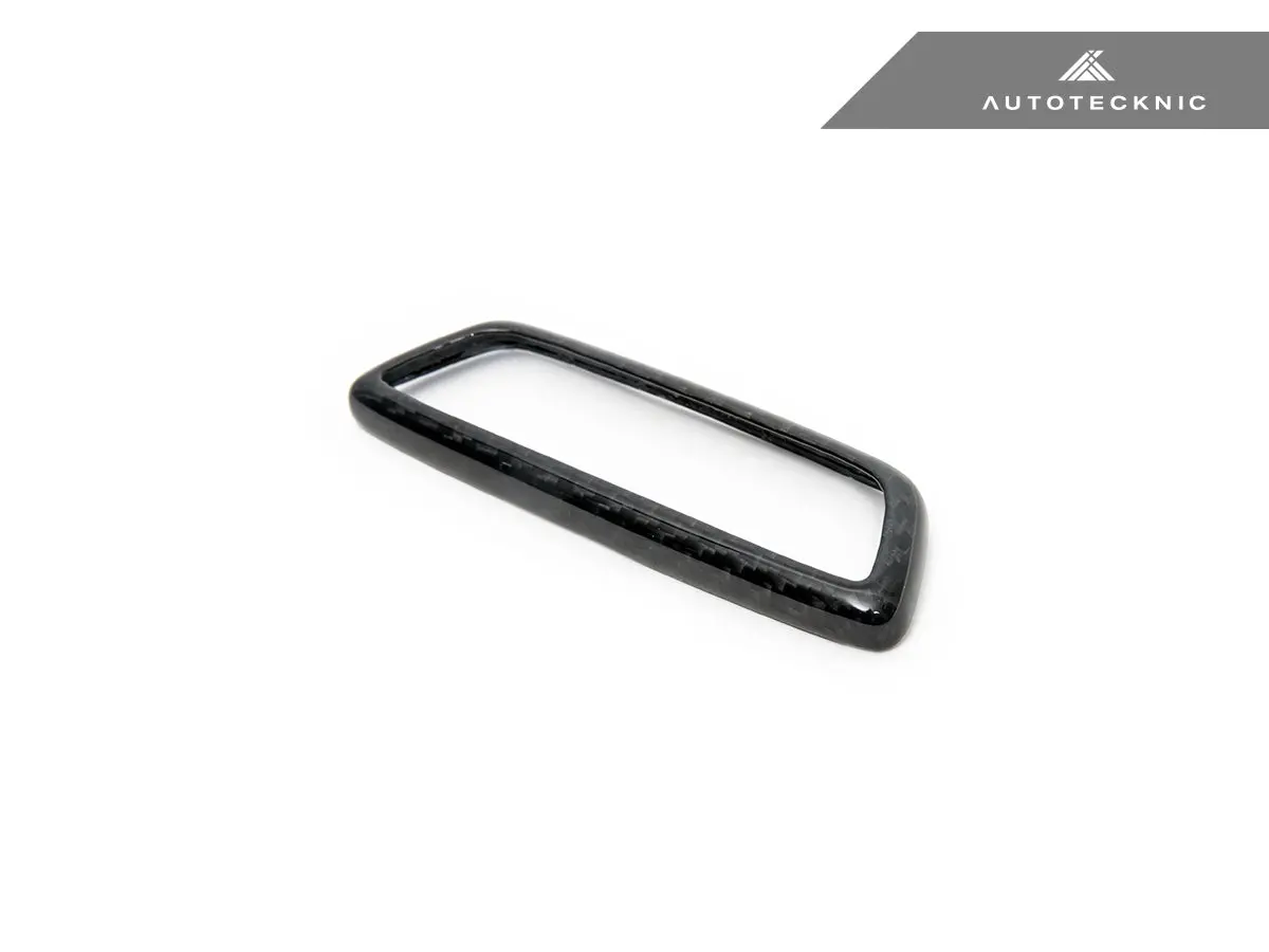 Autotecknic Dry Carbon Front Seat Illuminated Emblem Surround Set - Bmw M 9