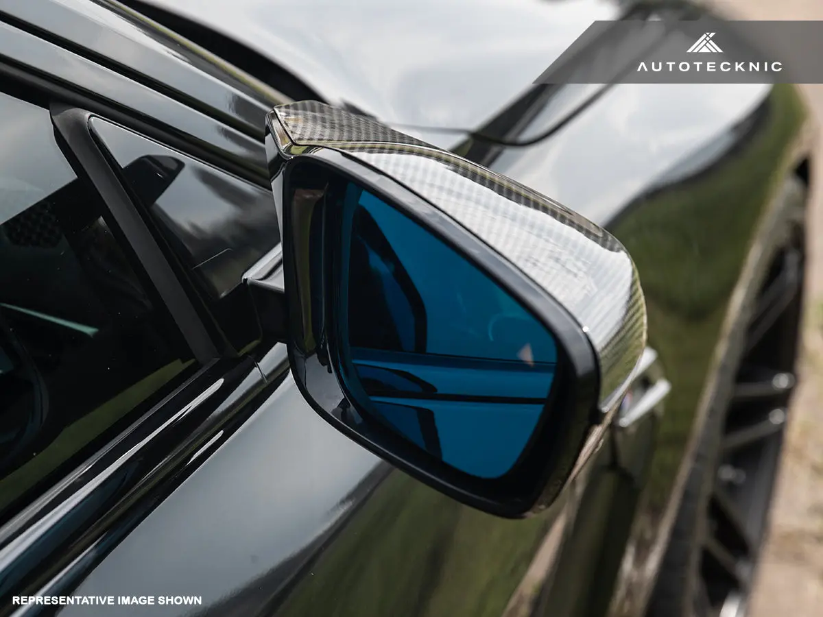 Apexvision Blue Tinted Side View Mirror Glass Set - E84 X1 2