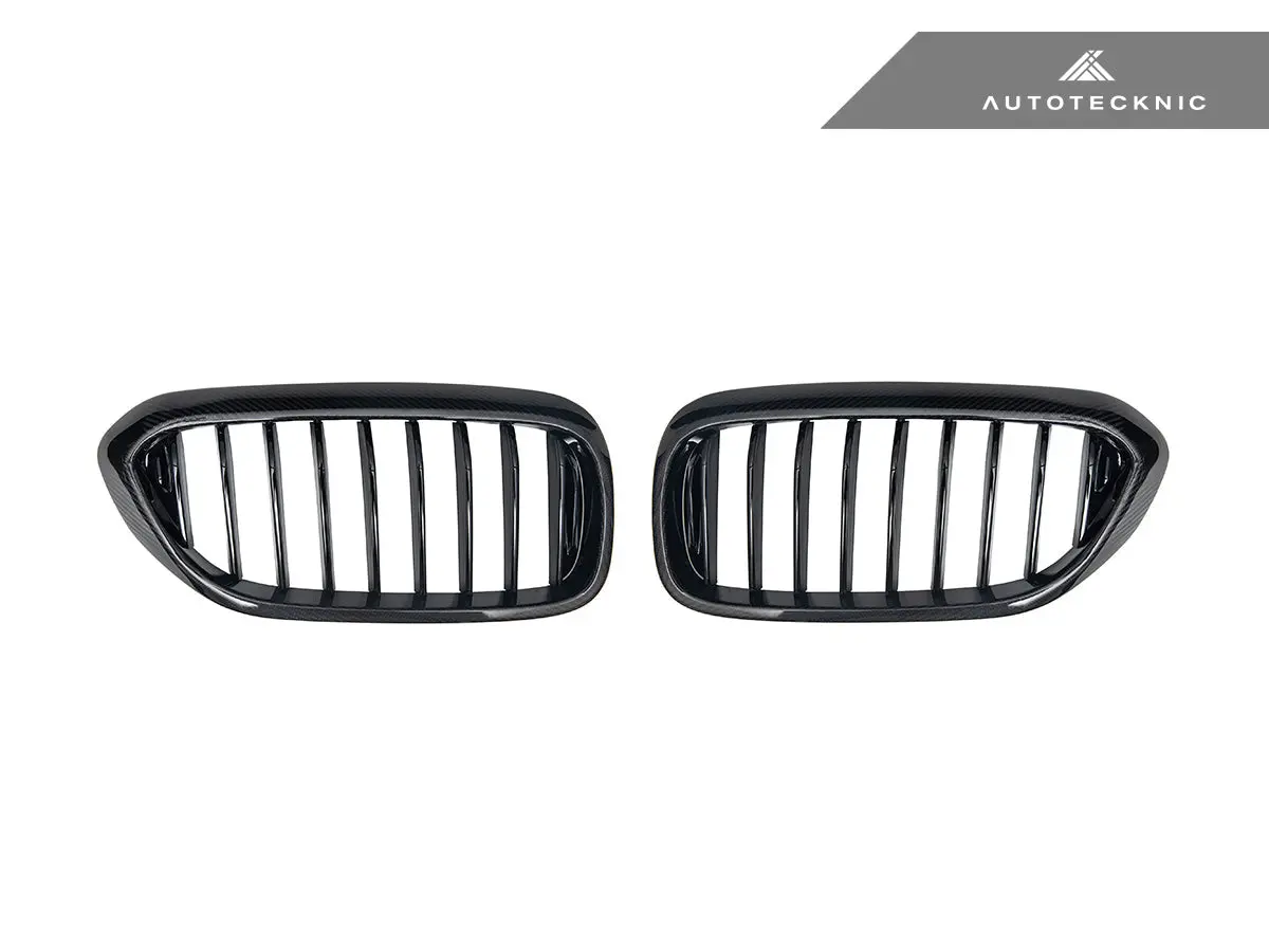 Autotecknic Carbon Fiber Front Grille Set - G30 5-Series Pre-Lci 2