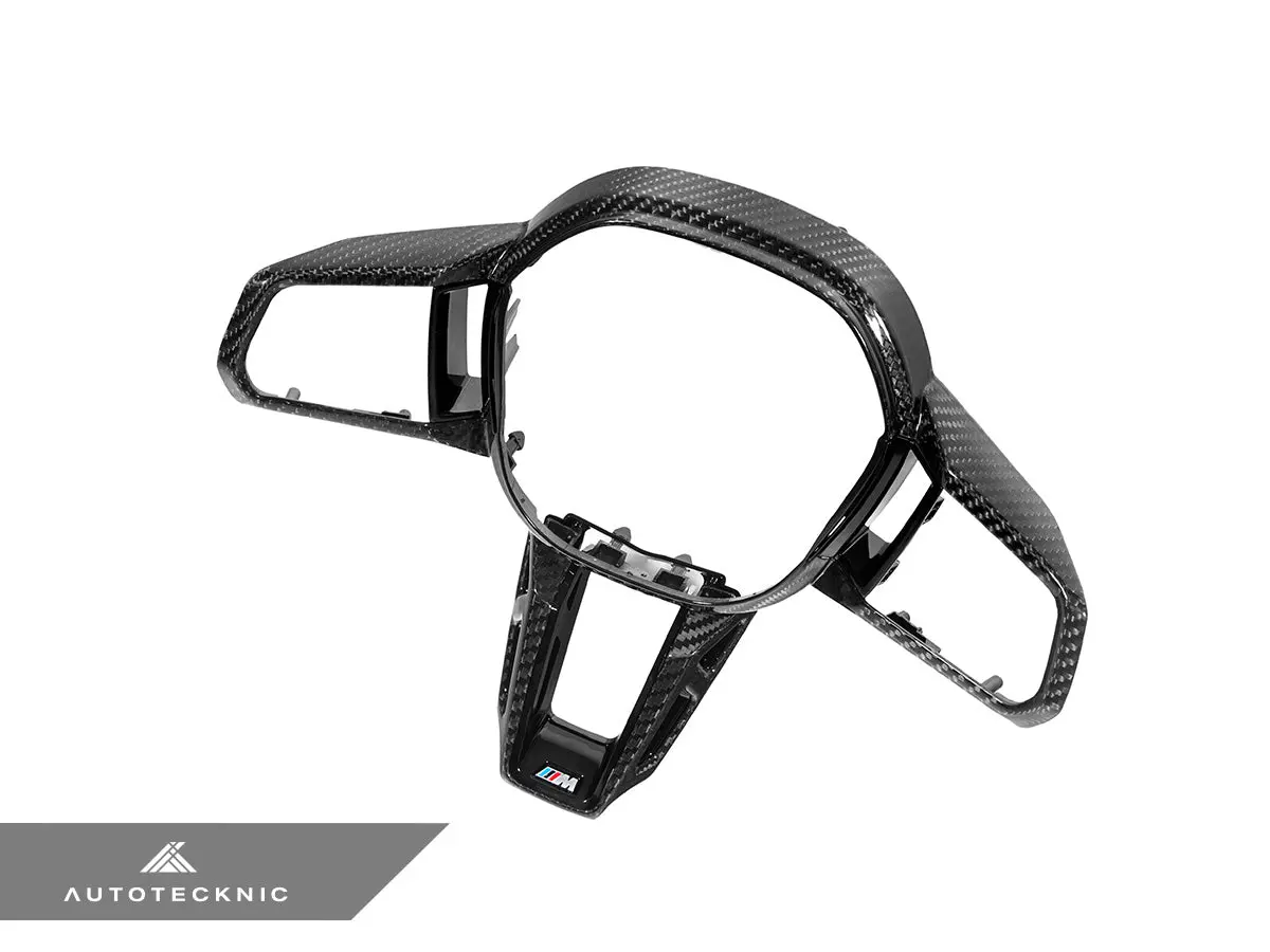 Autotecknic Carbon Fiber Steering Wheel Trim - G45 X3 M-Sport 1