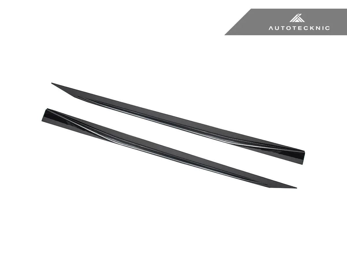 Autotecknic Dry Carbon Fiber V2 Side Skirt Extension Set - G90/ G99 M5 1