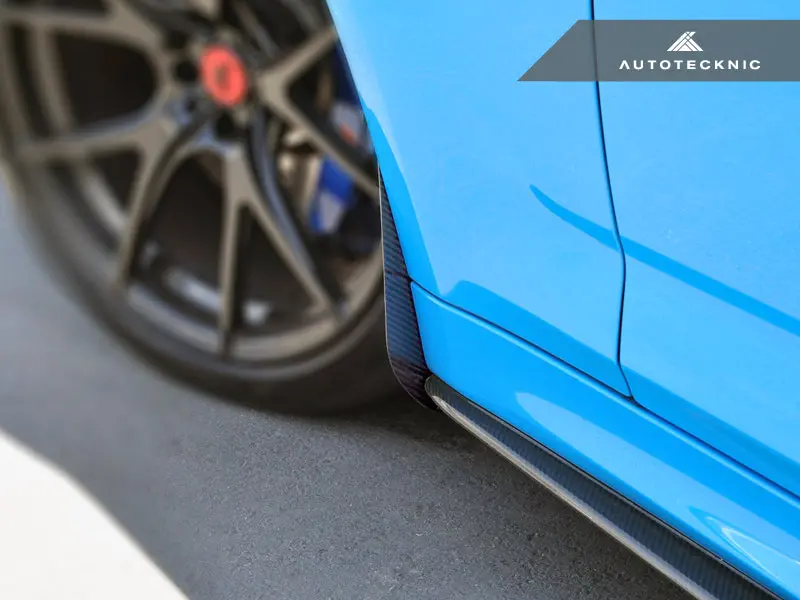 Autotecknic Carbon Fiber Front Splash Guards - F90 M5 1