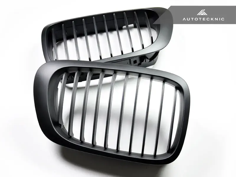 Autotecknic Stealth Black Front Grille Set - E46 3-Series Coupe Pre-Facelift | M3 2