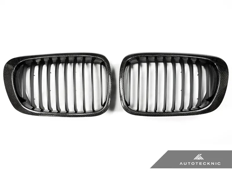 Autotecknic Carbon Fiber Front Grille Set - E46 3-Series Coupe Pre-Facelift | M3 1