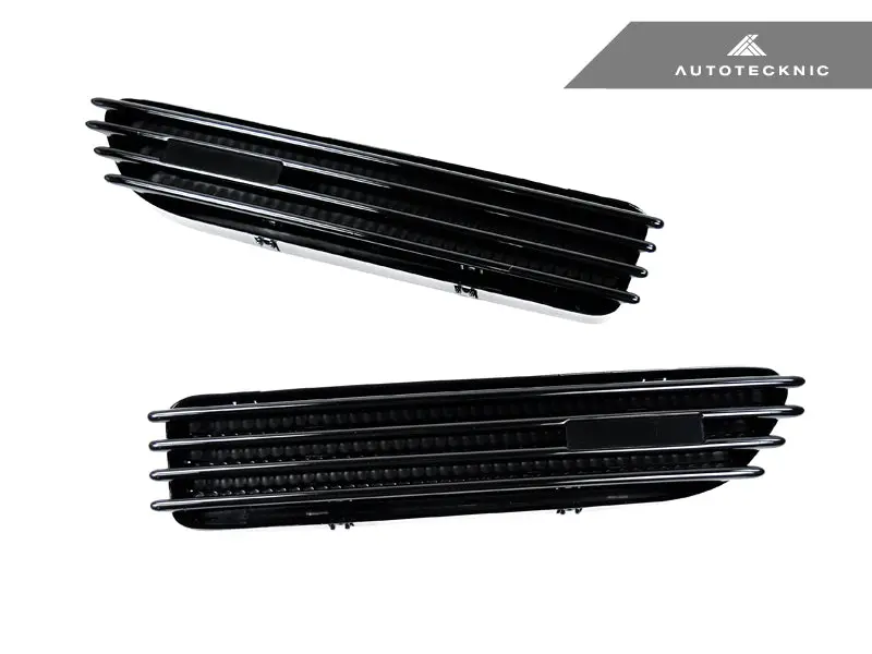 Autotecknic Replacement Glazing Black Fender Gills - E46 M3 1