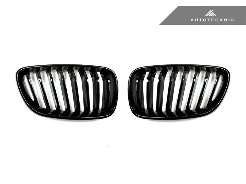 Autotecknic Gloss Black Front Grille Set - F22 2-Series 1