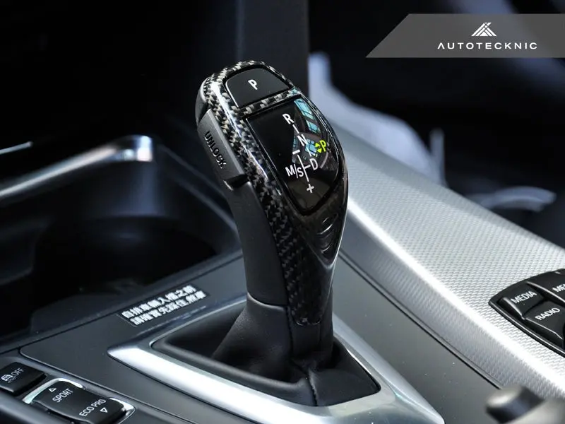 Autotecknic Carbon Fiber Gear Selector Cover - Bmw (Sport Automatic Transmission Equipped Only) 1
