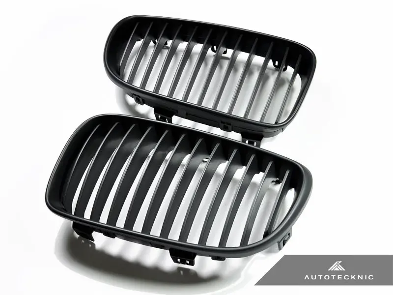 Autotecknic Stealth Black Front Grille Set - E82 1-Series & 1M 3