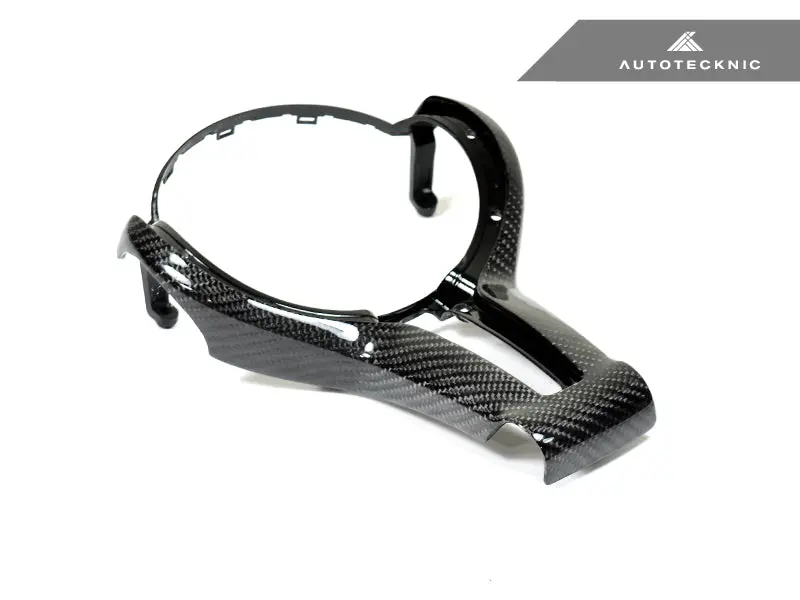 Autotecknic Carbon Fiber Steering Wheel Trim Cover - F-Chassis M Vehicles 1