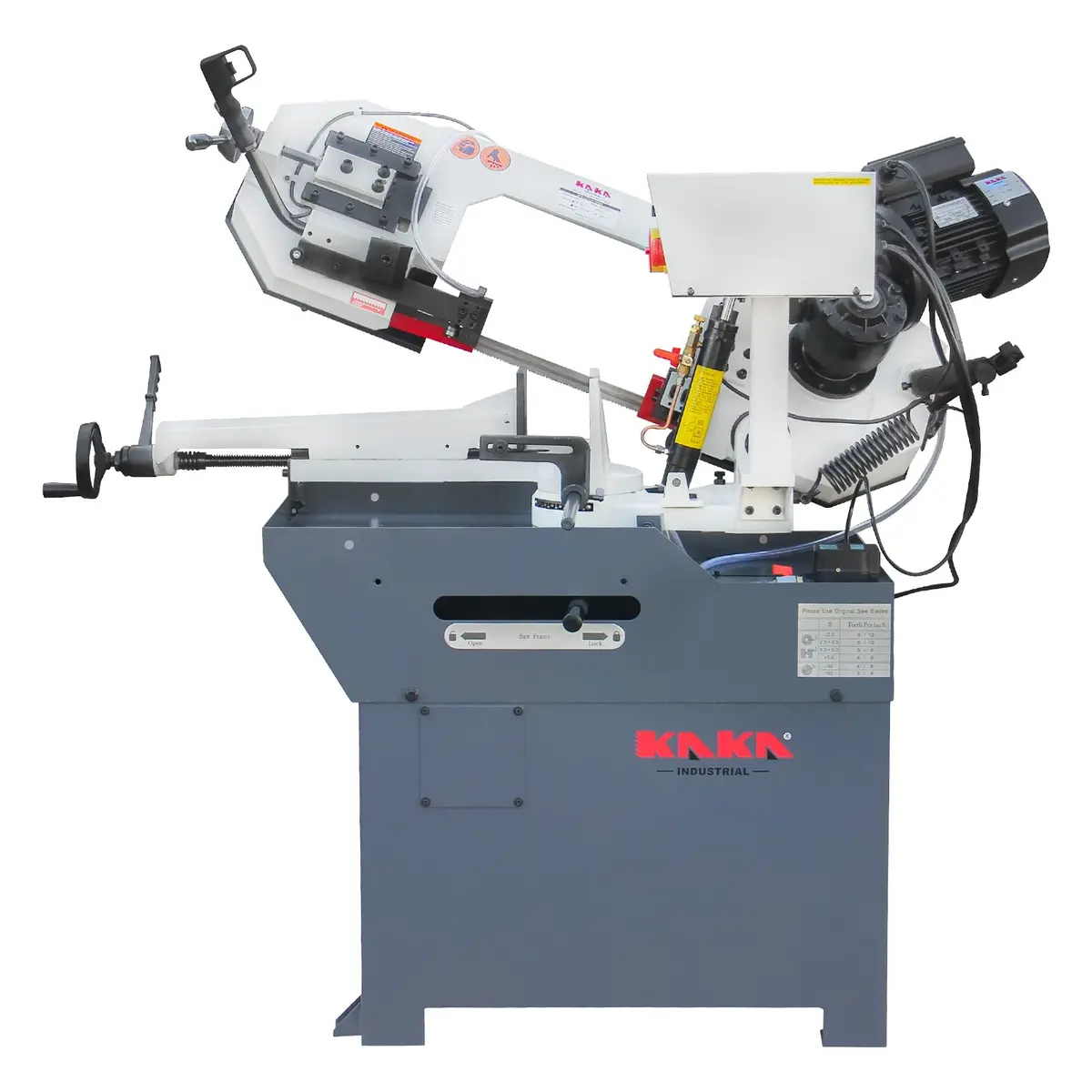 Mitre Band Saw Bs-108G, Swivel Head Horizontal Metal Cutting Bandsaw, 260X200mm Round & Rectangular Cutting, 60° Miter Angle, 1.1Kw 240V Motor For Steel, Aluminum, Metal Fabrication 1