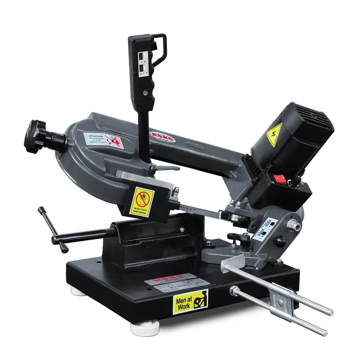 Metal Cutting Band Saw Bs-85, Swivel Frame From 0-45 Degrees, Variable Speed Band Saw Metal Cutting Band Saw, 240V Motor 2